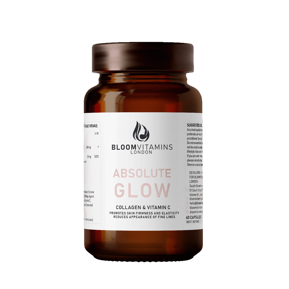 Get a radiant and healthy glow with Absolute Glow by Bloom Vitamins.